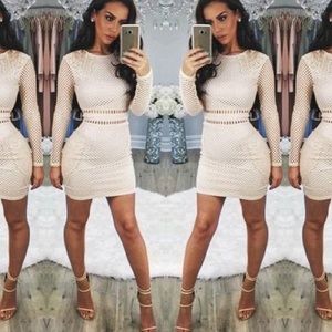 Carli Bybel x Missguided premium long sleeve dress